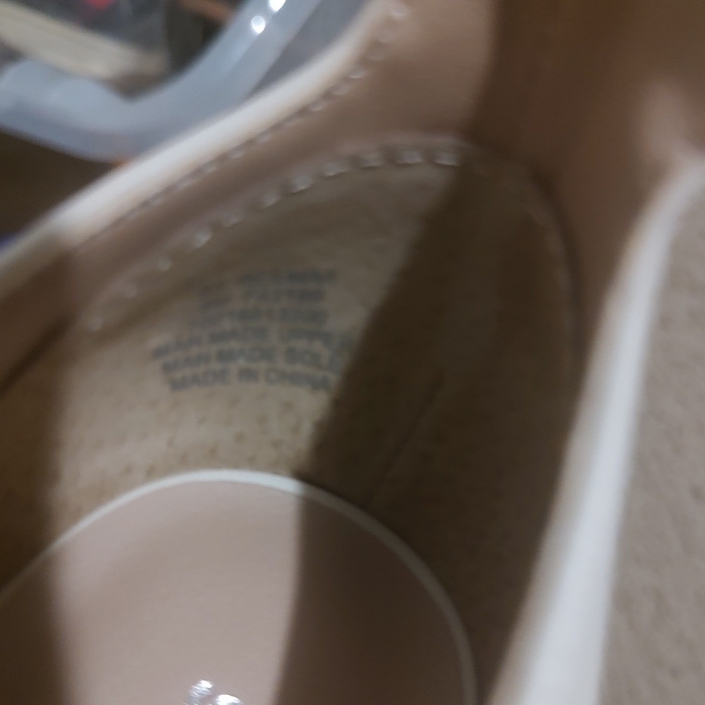 Sun + Stone Womens Cream Platform Block Heel Sandals Ankle Strap Peep Toe NEW